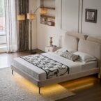 מיטה דגם איביזה - אפור + מזרן מתנה