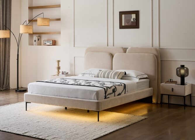 מיטה דגם איביזה - אפור + מזרן מתנה