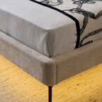 מיטה דגם איביזה - אפור + מזרן מתנה