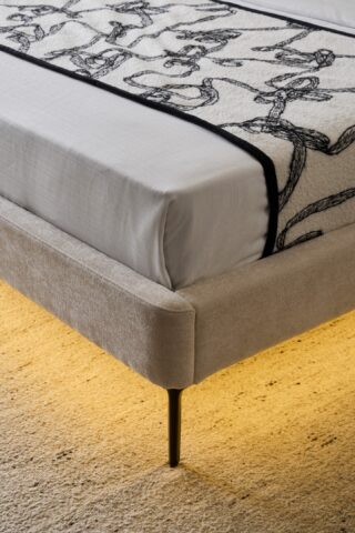 מיטה דגם איביזה - אפור + מזרן מתנה