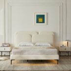 מיטה דגם איביזה ‎‏- שמנת + מזרן מתנה