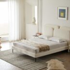 מיטה דגם איביזה ‎‏- שמנת + מזרן מתנה