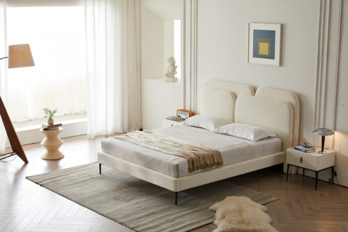 מיטה דגם איביזה ‎‏- שמנת + מזרן מתנה