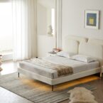 מיטה דגם איביזה ‎‏- שמנת + מזרן מתנה