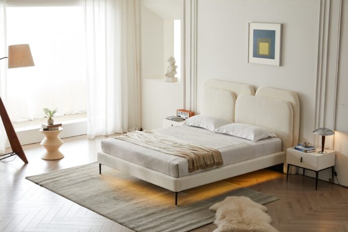 מיטה דגם איביזה ‎‏- שמנת + מזרן מתנה