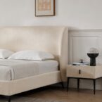 Marseille model bed - cream + free mattress