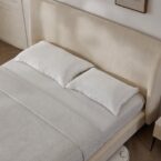 Marseille model bed - cream + free mattress