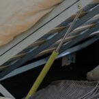 מיטה דגם הילה - שמנת בד טדי + ארגז מצעים ומזרן מתנה