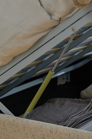 מיטה דגם הילה - שמנת בד טדי + ארגז מצעים ומזרן מתנה