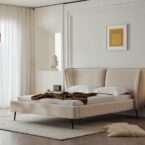 מיטה דגם מונאקו בגוון סהרה + מזרן מתנה