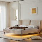 מיטה דגם מונאקו בגוון סהרה + מזרן מתנה