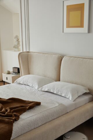 מיטה דגם מונאקו בגוון סהרה + מזרן מתנה