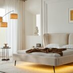 מיטה דגם מונאקו בגוון סהרה + מזרן מתנה