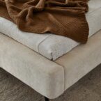 מיטה דגם מונאקו בגוון שמנת + מזרן מתנה