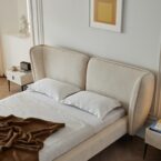 מיטה דגם מונאקו בגוון שמנת + מזרן מתנה