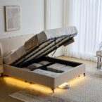 מיטה דגם מרסיי - שמנת + ארגז מצעים ומזרן מתנה