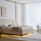 מיטה דגם מרסיי - שמנת + ארגז מצעים ומזרן מתנה