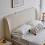 מיטה דגם מרסיי - שמנת + ארגז מצעים ומזרן מתנה