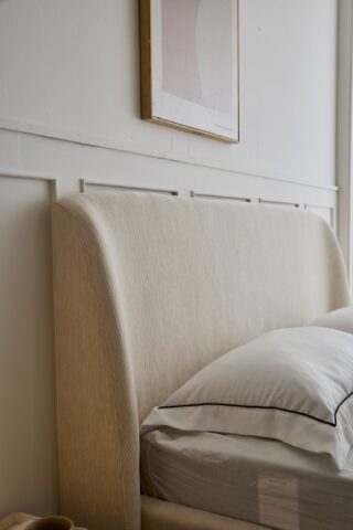 מיטה דגם מרסיי - שמנת + ארגז מצעים ומזרן מתנה