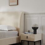 מיטה דגם מרסיי - שמנת + מזרן מתנה