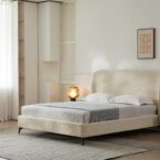 מיטה דגם מרסיי - שמנת + מזרן מתנה