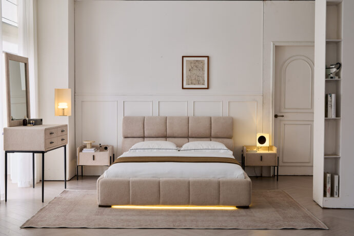 מיטה דגם סילבר - סהרה בד טדי + מזרן במתנה