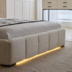 מיטה דגם סילבר - שמנת בד טדי + מזרן במתנה