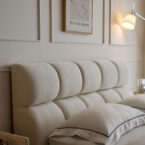 מיטה דגם סילבר - שמנת בד טדי + מזרן במתנה