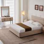 מיטה דגם עדן - סהרה בד טדי + ארגז מצעים ומזרן מתנה