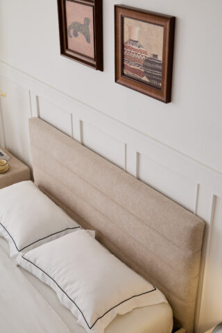 מיטה דגם עדן - סהרה בד טדי + ארגז מצעים ומזרן מתנה