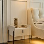 מיטה דגם רויאל - שמנת בד טדי + מזרן במתנה