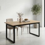 שולחן דגם דור בגוון אלון טבעי