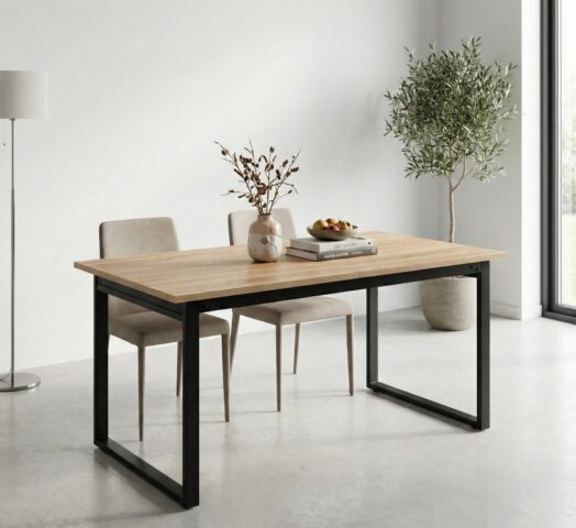 שולחן דגם דור בגוון אלון טבעי