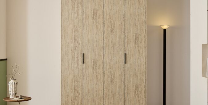 ארון דגם בראשית - 4 דלתות גוון טרוורטין