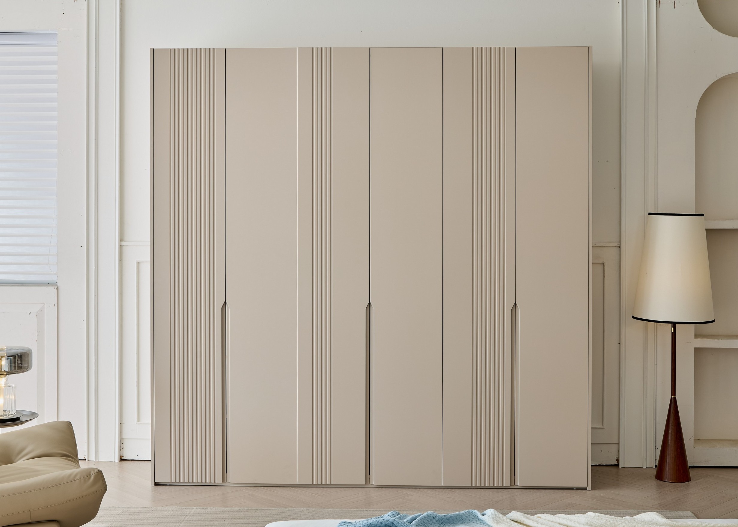 ארון דגם טופז - 6 דלתות גוון סהרה