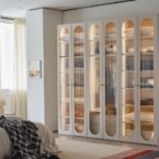 ארון דגם אגם 6 דלתות בגוון סהרה + תאורה