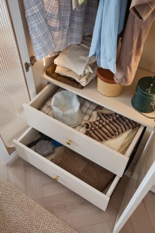 ארון דגם אגם 6 דלתות בגוון סהרה + תאורה