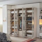 ארון דגם אגם 6 דלתות בגוון סהרה + תאורה