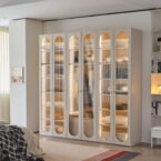 ארון דגם אגם 6 דלתות בגוון סהרה + תאורה