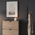 ארון נעליים דגם אורן גוון אלון