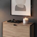 ארון נעליים דגם אורן גוון אלון