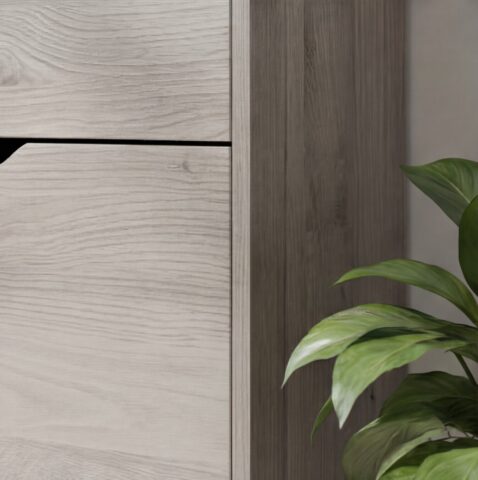 ארון נעליים דגם איתן בגוון אפור