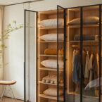 ארון דגם רז 6 דלתות בגוון טרוורטין + תאורה