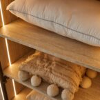 ארון דגם רז 6 דלתות בגוון טרוורטין + תאורה