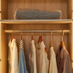 ארון דגם רז 6 דלתות בגוון טרוורטין + תאורה