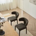 כיסא דגם לורן אפור כהה