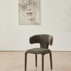 כיסא דגם לורן אפור כהה