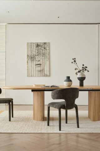 כיסא דגם לורן אפור כהה