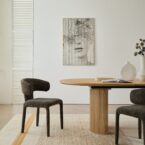 כיסא דגם לורן אפור כהה