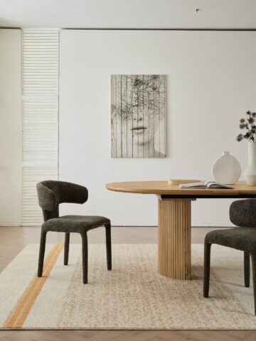 כיסא דגם לורן אפור כהה